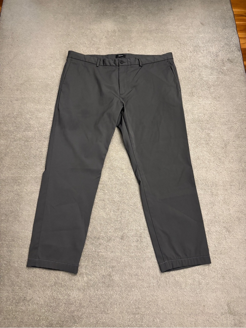 Theory Zaine Neoteric Slim Fit Pants Dark Grey Men’s